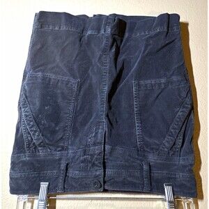 The North Face Women’s Black Corduroy Straight Pencil Short Skirt 6 Pockets